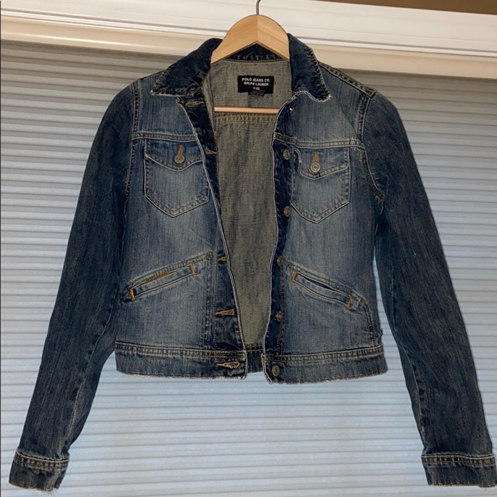 Polo Jeans Co Ralph Lauren Jean Jacket; Size S
